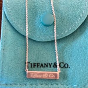 Tiffany and Company Sterling Silver bar necklace